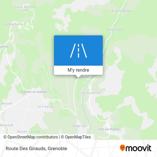 Route Des Girauds plan