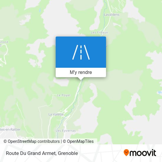 Route Du Grand Armet plan