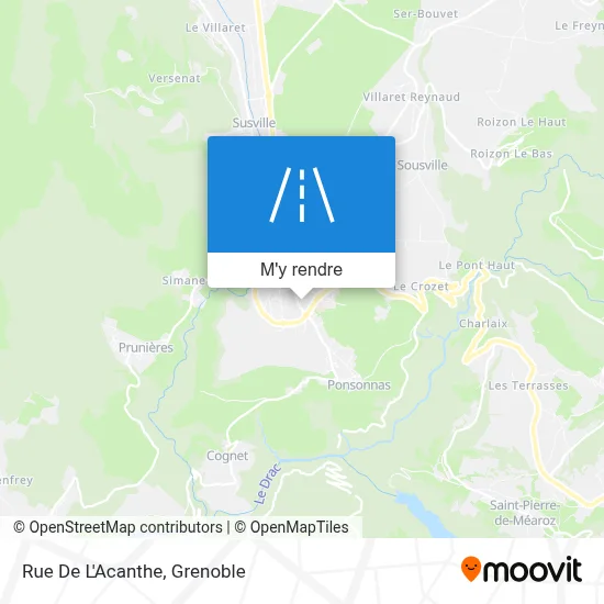 Rue De L'Acanthe plan