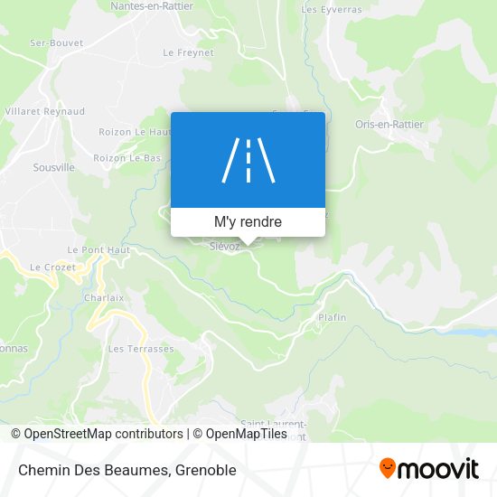 Chemin Des Beaumes plan