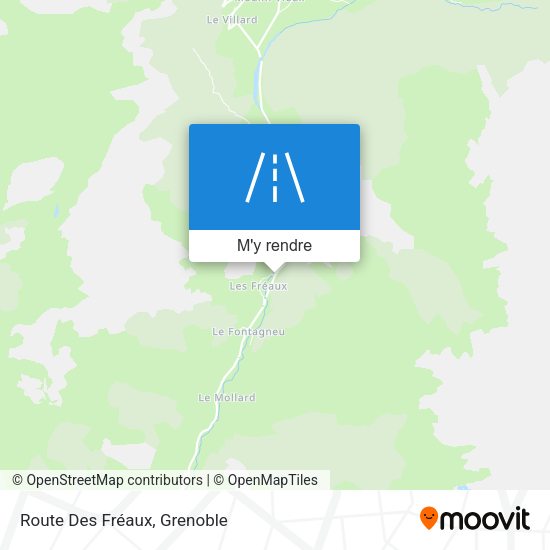 Route Des Fréaux plan