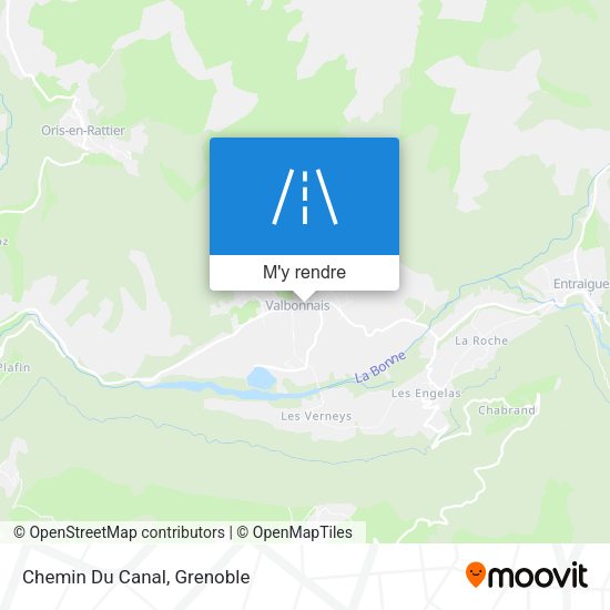 Chemin Du Canal plan