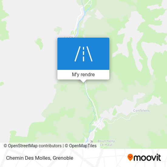 Chemin Des Molles plan