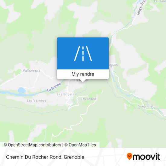 Chemin Du Rocher Rond plan