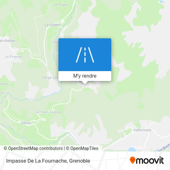 Impasse De La Fournache plan