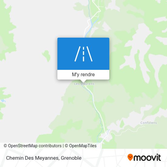 Chemin Des Meyannes plan