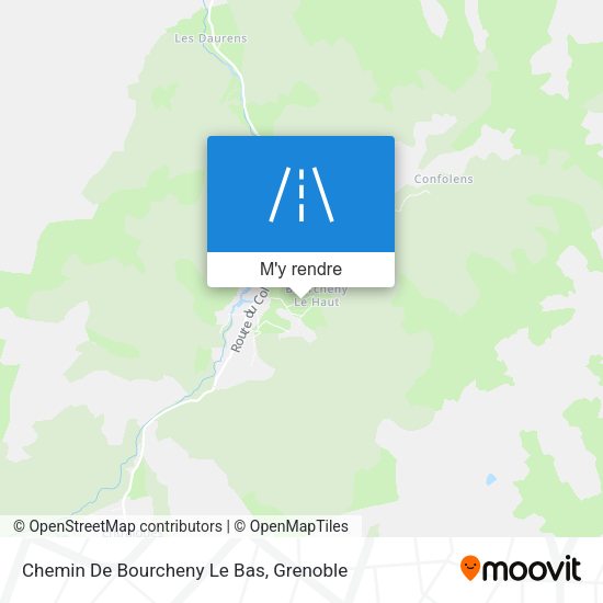 Chemin De Bourcheny Le Bas plan