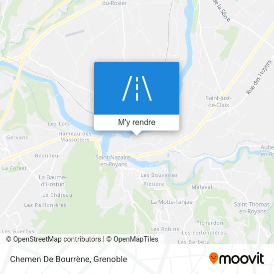Chemen De Bourrène plan