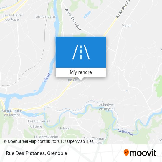 Rue Des Platanes plan