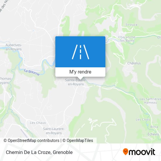 Chemin De La Croze plan