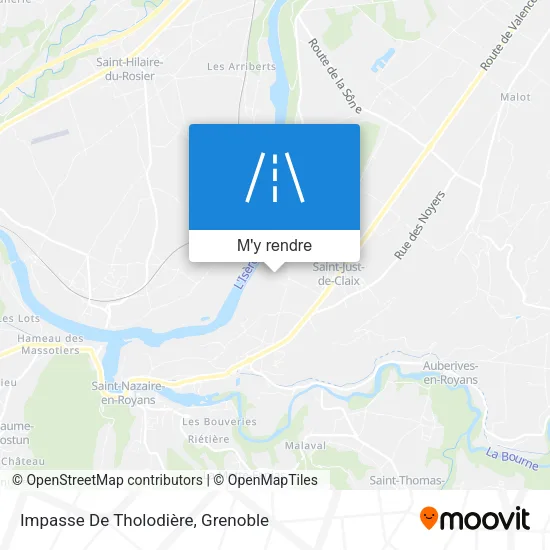 Impasse De Tholodière plan