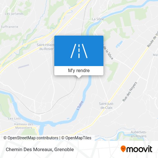 Chemin Des Moreaux plan