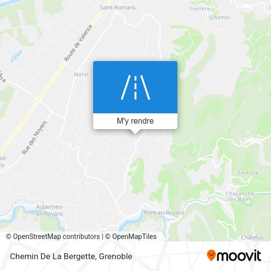 Chemin De La Bergette plan