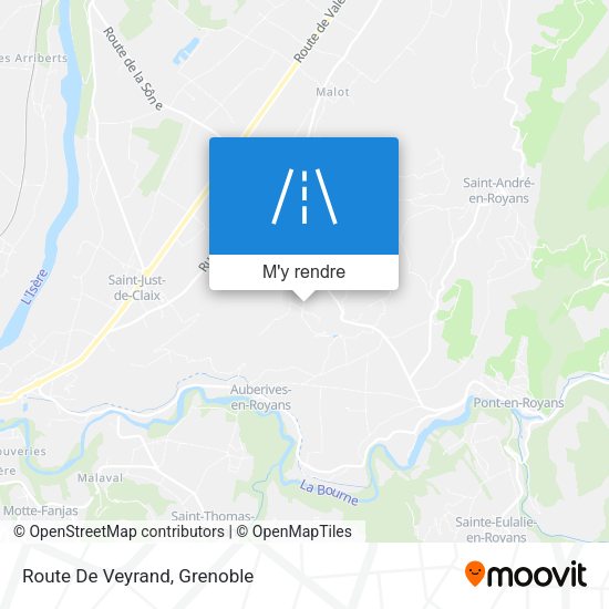 Route De Veyrand plan