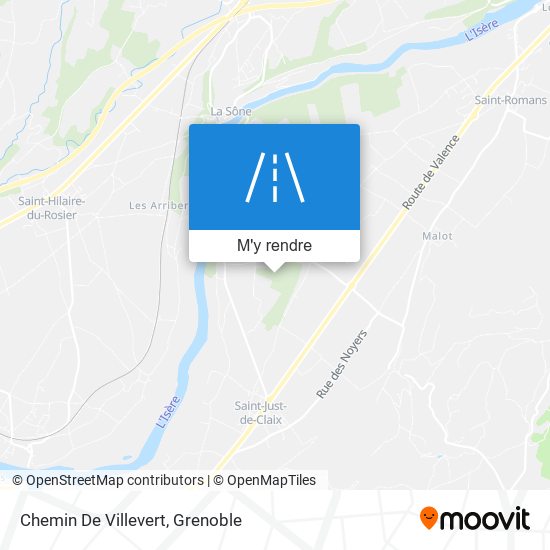 Chemin De Villevert plan