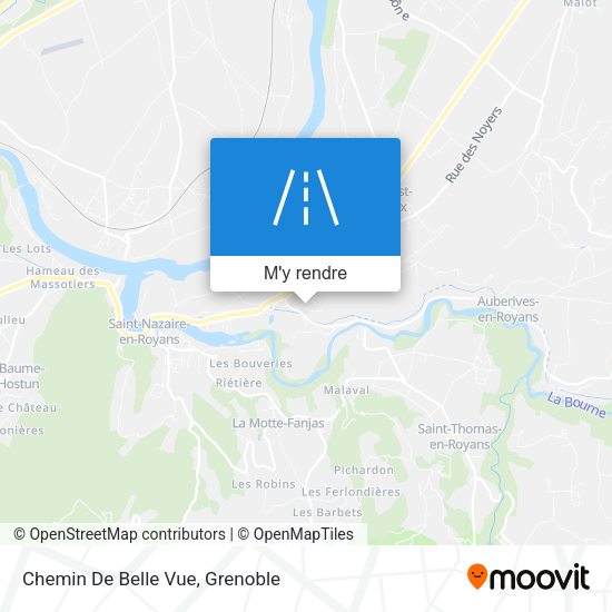 Chemin De Belle Vue plan