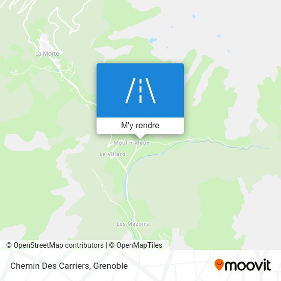 Chemin Des Carriers plan