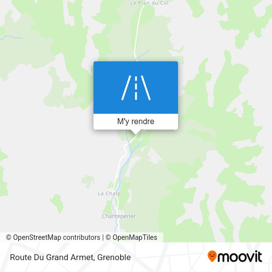 Route Du Grand Armet plan