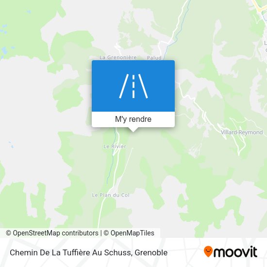 Chemin De La Tuffière Au Schuss plan