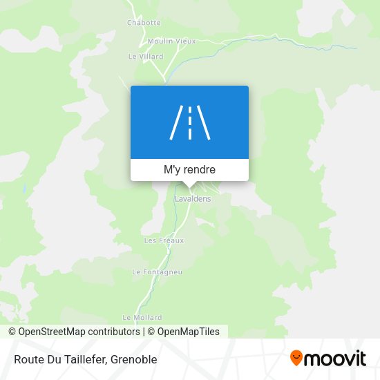 Route Du Taillefer plan