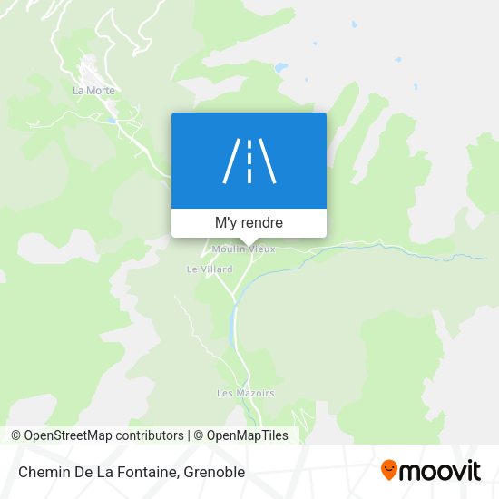 Chemin De La Fontaine plan