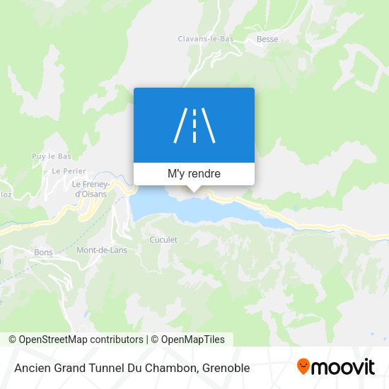 Ancien Grand Tunnel Du Chambon plan
