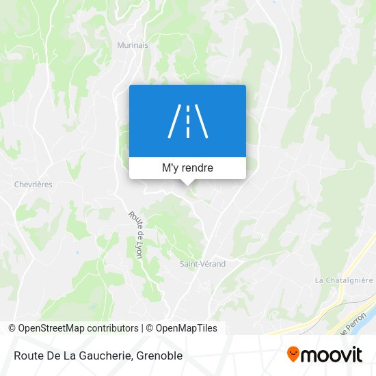 Route De La Gaucherie plan