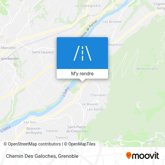 Chemin Des Galoches plan