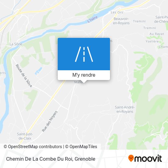 Chemin De La Combe Du Roi plan