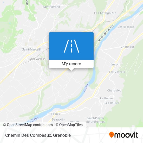 Chemin Des Combeaux plan
