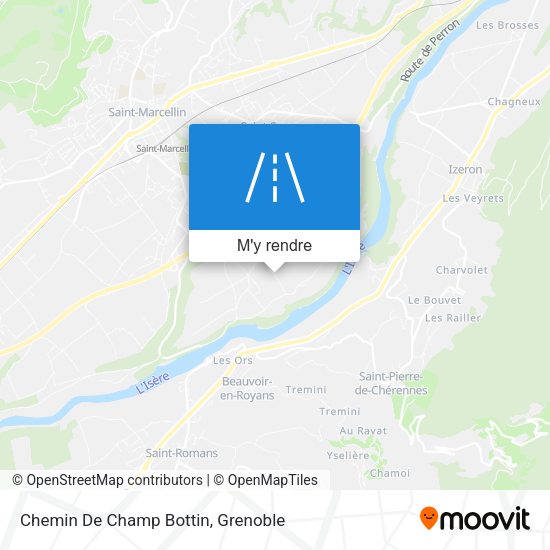 Chemin De Champ Bottin plan