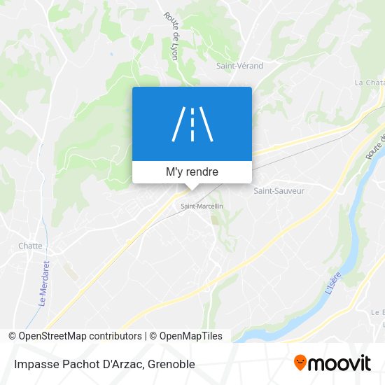 Impasse Pachot D'Arzac plan