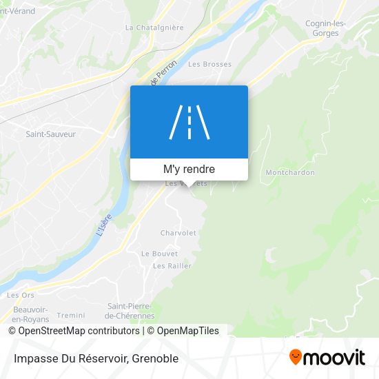 Impasse Du Réservoir plan