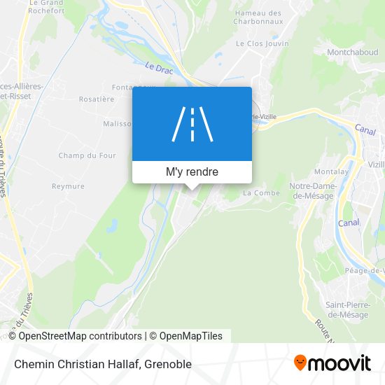 Chemin Christian Hallaf plan