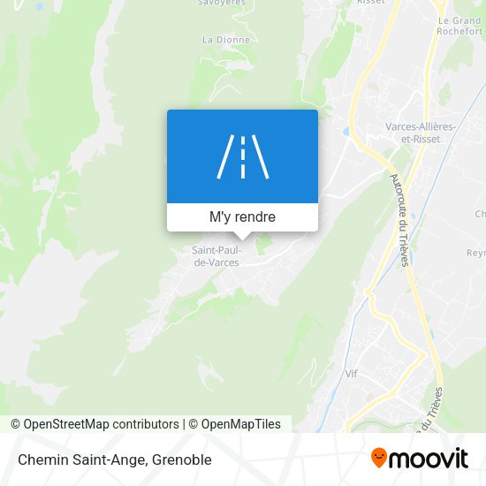 Chemin Saint-Ange plan