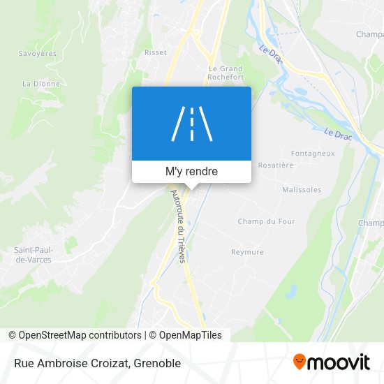 Rue Ambroise Croizat plan