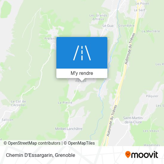 Chemin D'Essargarin plan