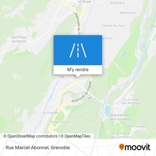 Rue Marcel Abonnel plan