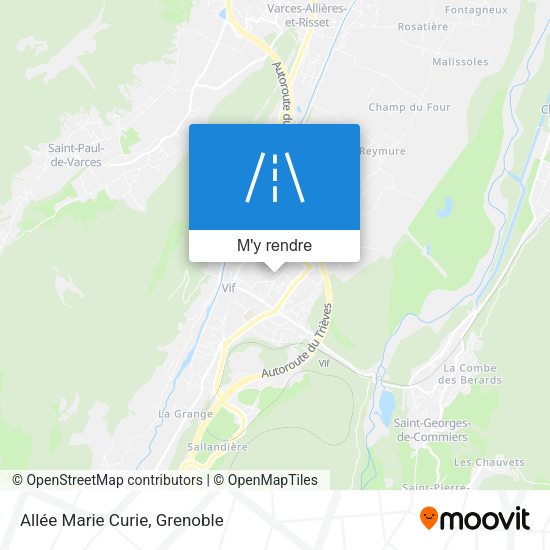 Allée Marie Curie plan