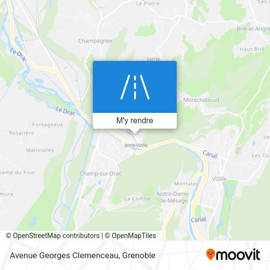Avenue Georges Clemenceau plan