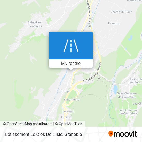 Lotissement Le Clos De L'Isle plan