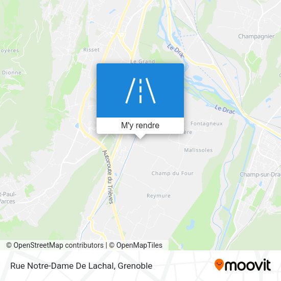 Rue Notre-Dame De Lachal plan