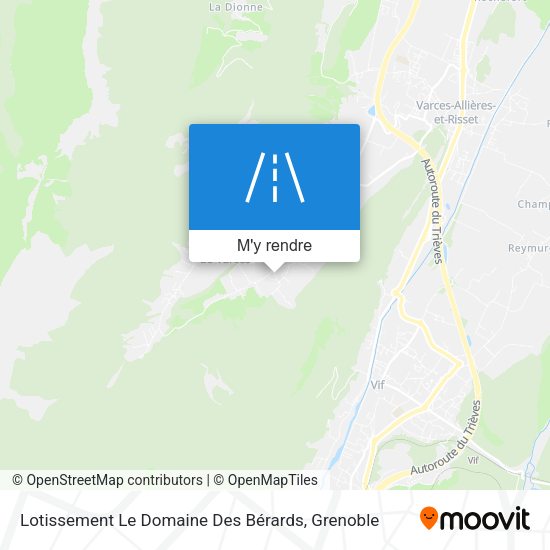 Lotissement Le Domaine Des Bérards plan