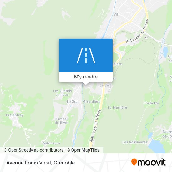 Avenue Louis Vicat plan