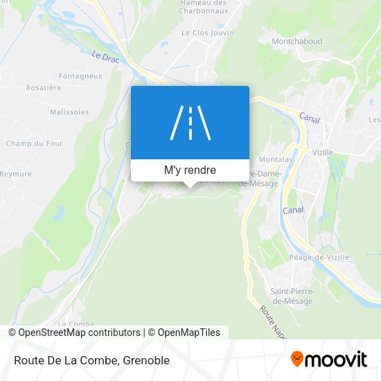 Route De La Combe plan