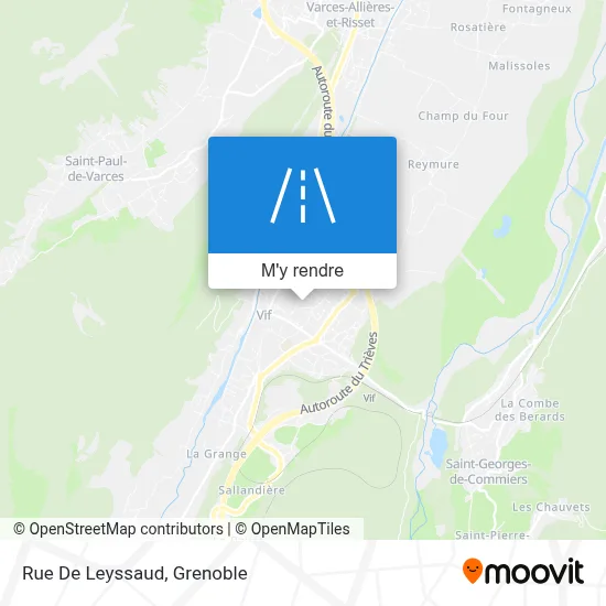 Rue De Leyssaud plan