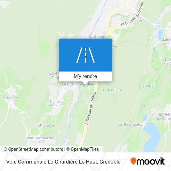 Voie Communale La Girardière Le Haut plan