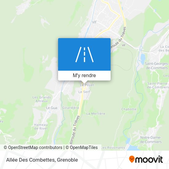 Allée Des Combettes plan