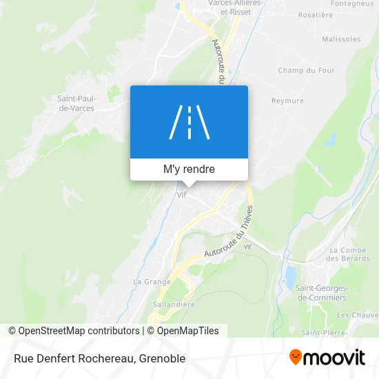 Rue Denfert Rochereau plan