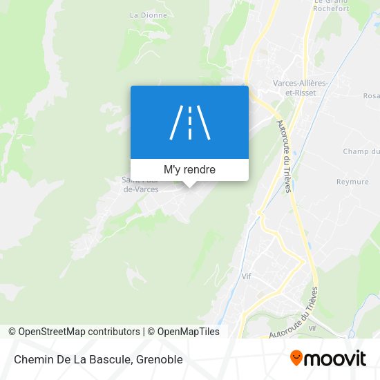 Chemin De La Bascule plan